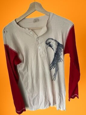 VINTAGE HENLEY LONG-SLEEVE TEE